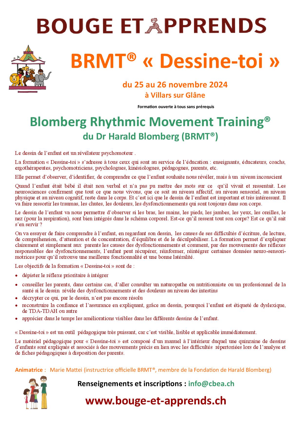 RMT Dessin du 25 au 26 novembre 2024